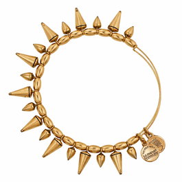 Alex And Ani Pulsera Spike Coura Dorada Ajustable