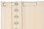 DKD Home Decor Cortina Nature23 Cottage Natural Verde 260 x 140 cm (2 Unidades)