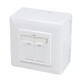 LogiLink NP0039A Toma de red CAT6 doble RJ45 blindada blanca