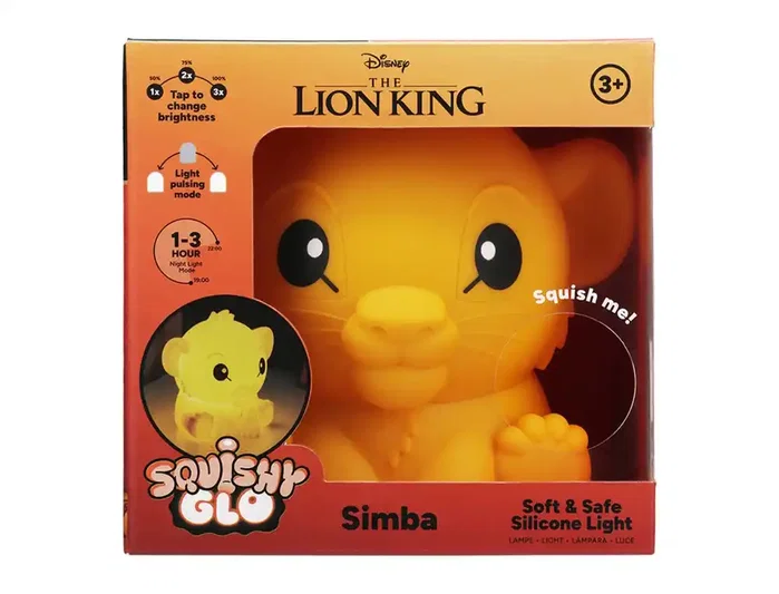 Paladone Disney Squishy Glo Simba El Rey León Lámpara de Silicona Recargable Paladone Disney Squishy Glo Simba El Rey León Lámpara de Silicona Recargable