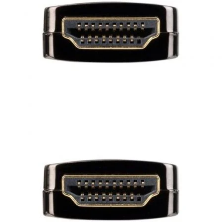 Nano Cable 10.15.2115 Cable HDMI 2.1 AOC 8K@60Hz 4K@120Hz 48Gbps Macho a Macho Negro 15m