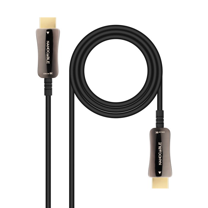 Nanocable Cable HDMI V2.1 AOC 8K 15m Negro