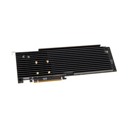 Sonnet FUS-SSD-8X4-E4S Adaptador PCIe 4.0 x16 Silencioso para 8 Unidades SATA M.2 NVMe, Compatible con Windows, Mac y Linux, Soporta RAID 0, 1, 10