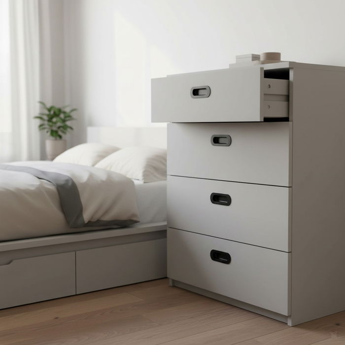 Herrajes Alk Tirador Uñero Embutido Puerta Corredera 120x40 mm Negro Acero Inoxidable para Interiorismo Residencial y Comercial