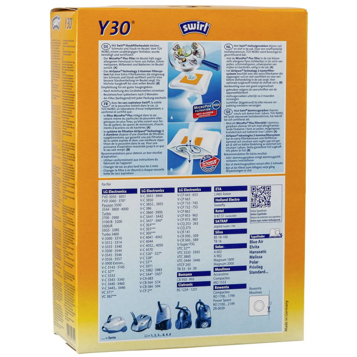 Swirl Y 30 MicroPor Plus AirSpace