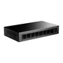 Strong Switch SW8000M - Conmutador Gigabit Ethernet 8 Puertos 10/100/1000 Mbps, Negro, Metal, Plug & Play, Silencioso, para Sobremesa o Pared