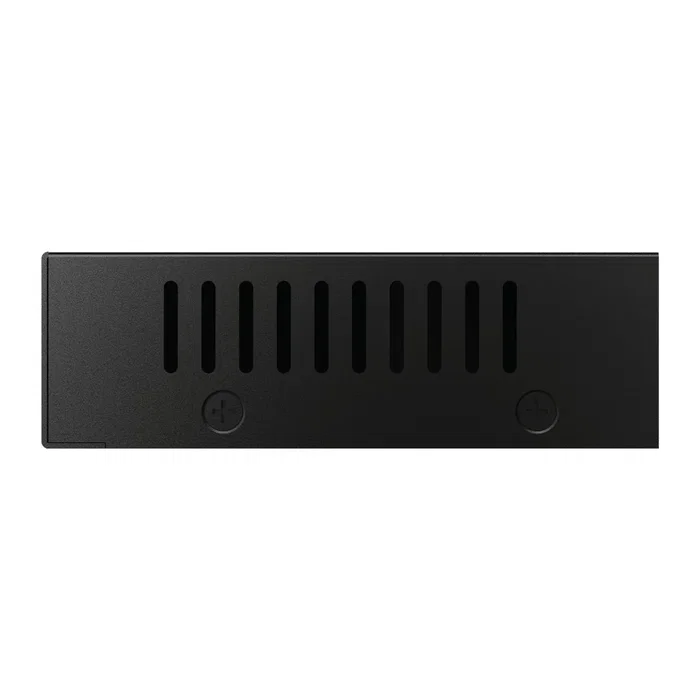 Strong Switch SW8000M - Conmutador Gigabit Ethernet 8 Puertos 10/100/1000 Mbps, Negro, Metal, Plug & Play, Silencioso, para Sobremesa o Pared