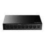Strong Switch SW8000M - Conmutador Gigabit Ethernet 8 Puertos 10/100/1000 Mbps, Negro, Metal, Plug & Play, Silencioso, para Sobremesa o Pared