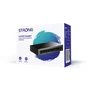 Strong Switch SW8000M - Conmutador Gigabit Ethernet 8 Puertos 10/100/1000 Mbps, Negro, Metal, Plug & Play, Silencioso, para Sobremesa o Pared