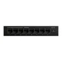 Strong Switch SW8000M - Conmutador Gigabit Ethernet 8 Puertos 10/100/1000 Mbps, Negro, Metal, Plug & Play, Silencioso, para Sobremesa o Pared