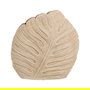 Jarrón Hojas Crema Cerámica Decoración 39 X 40 cm