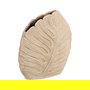 Jarrón Hojas Crema Cerámica Decoración 39 X 40 cm