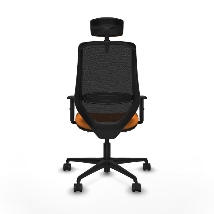 PIQUERAS Y CRESPO Silla de oficina Mardos con mecanismo Sincro/Traslack, Naranja y Negro PIQUERAS Y CRESPO Silla de oficina Mardos con mecanismo Sincro/Traslack, Naranja y Negro