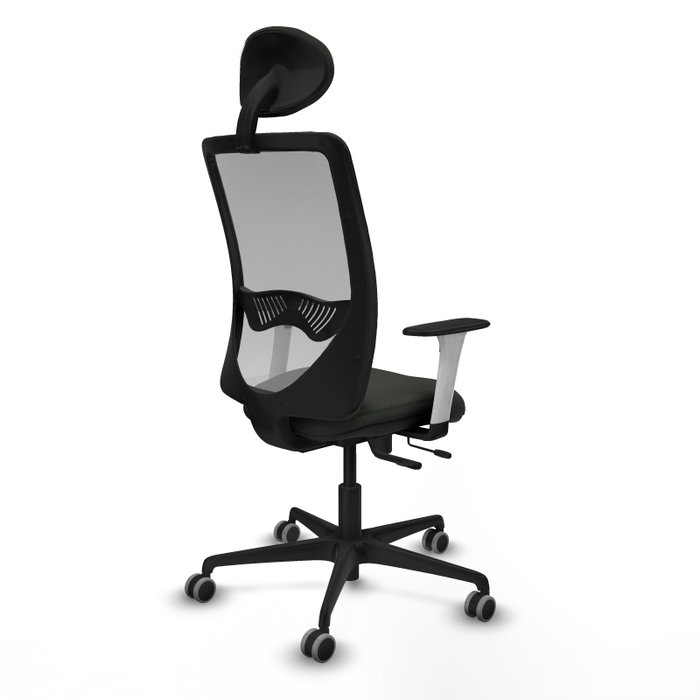 PIQUERAS Y CRESPO Silla de oficina Zulema con mecanismo Sincro/Traslack, Negro y Gris PIQUERAS Y CRESPO Silla de oficina Zulema con mecanismo Sincro/Traslack, Negro y Gris