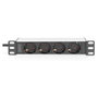Digitus DN-95418 PDU de 10 pulgadas con 4 salidas AC Tipo F y perfil de aluminio