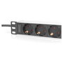 Digitus Regleta de enchufes 10 pulgadas DN-95418 con perfil de aluminio