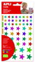 Apli Gomets Estrellas Removibles Multicolor 624 Unidades 6 Hojas