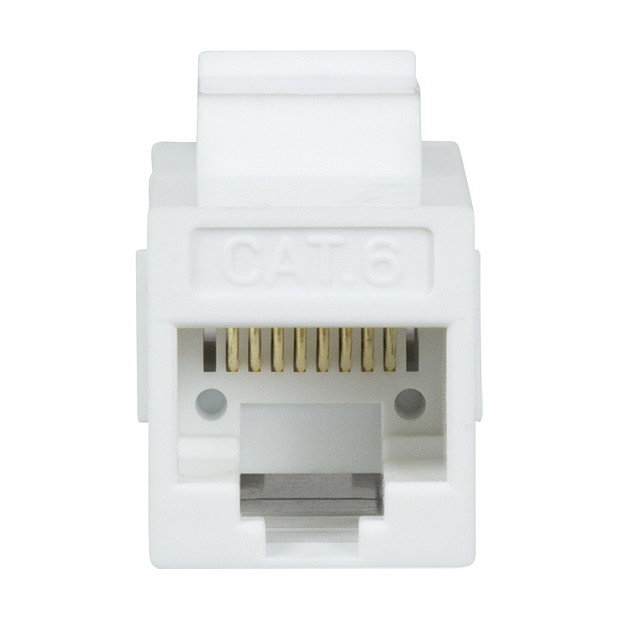 LogiLink Keystone Verbinder Cat.6 UTP, 2xRJ45, blanco