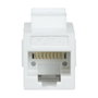 LogiLink Keystone Verbinder Cat.6 UTP, 2xRJ45, blanco
