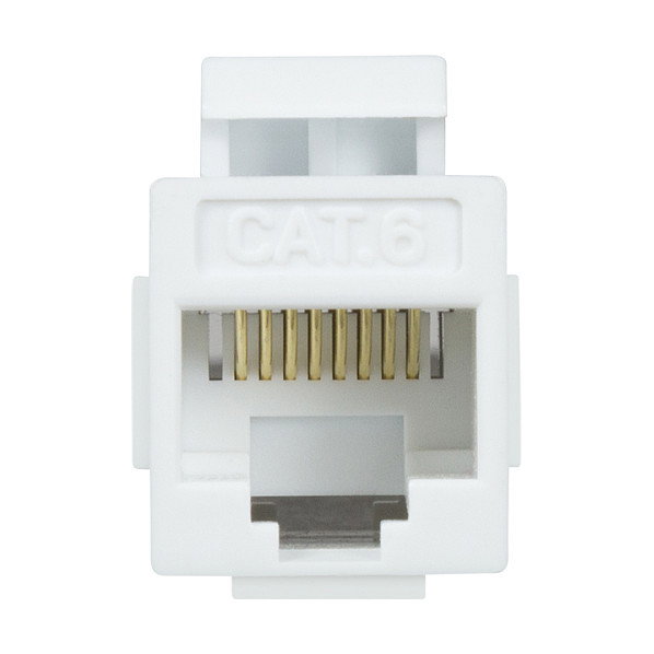 LogiLink Keystone Verbinder Cat.6 UTP, 2xRJ45, blanco