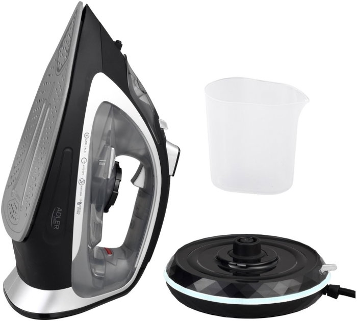 ADLER Plancha de vapor Adler inalámbrica 2800W 300ml