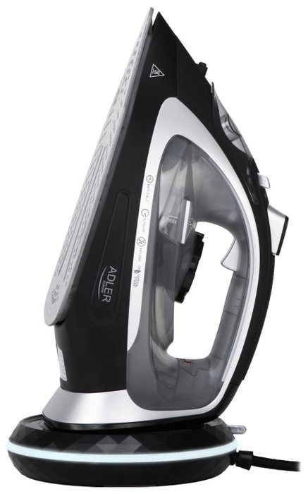 ADLER Plancha de vapor Adler inalámbrica 2800W 300ml