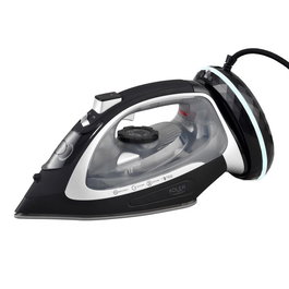 ADLER Plancha de Vapor Inalámbrica 2800W 300ml - Recarga Rápida, Base de Autolimpieza y Sistema Antical