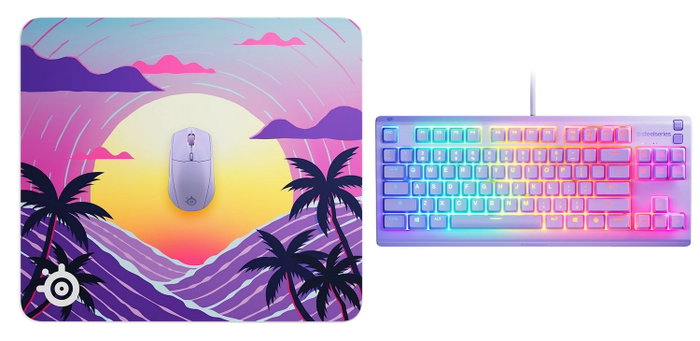 SteelSeries QcK L Neon Sunset SteelSeries QcK L Neon Sunset