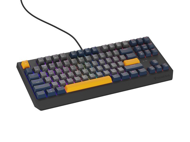 Genesis Thor 230 TKL Teclado Mecánico RGB Outemu Panda Hot-Swap Negro Azul