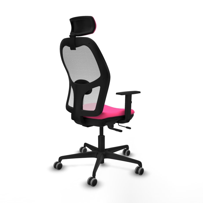 PIQUERAS Y CRESPO Silla de oficina Jorquera Rosa y Blanca PIQUERAS Y CRESPO Silla de oficina Jorquera Rosa y Blanca