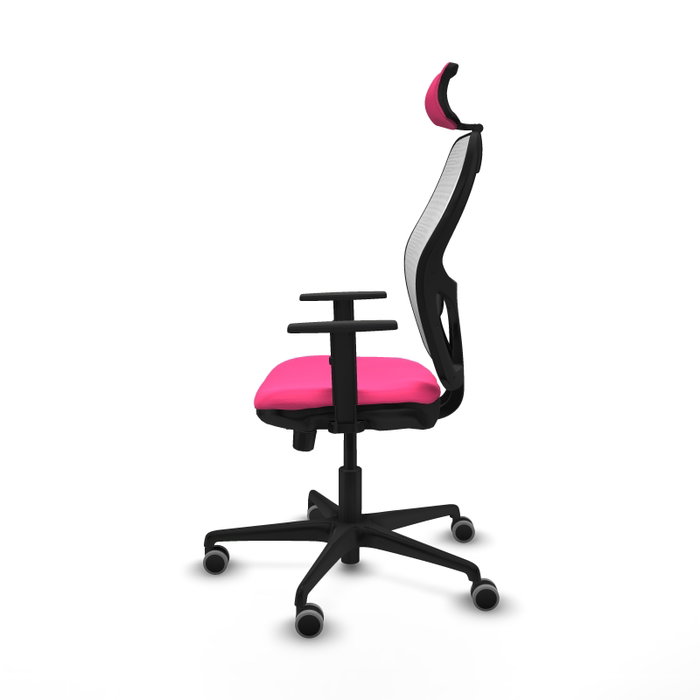 PIQUERAS Y CRESPO Silla de oficina Jorquera Rosa y Blanca PIQUERAS Y CRESPO Silla de oficina Jorquera Rosa y Blanca