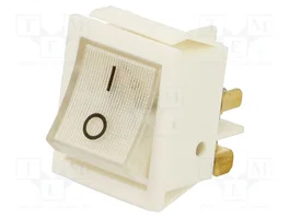 ORNO Interruptor Rocker DPST Transparente OFF-ON