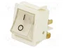 ORNO Interruptor Rocker DPST Transparente OFF-ON