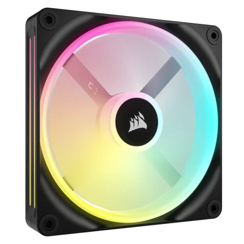 Corsair iCUE LINK QX140 RGB Kit de Inicio de 3 Ventiladores 140 mm Negro, Blanco