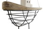 DKD Home Decor Decoración Velero en Paulownia y Metal Blanco y Natural