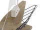 DKD Home Decor Decoración Velero en Paulownia y Metal Blanco y Natural