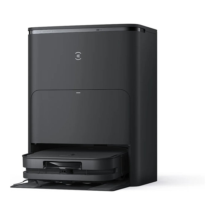 ECOVACS DEEBOT X5 OMNI Saug-Wisch-Roboter mit Reinigungsstation, Schwarz, Forma en D, 67,9 dB, Fregado, Alexa