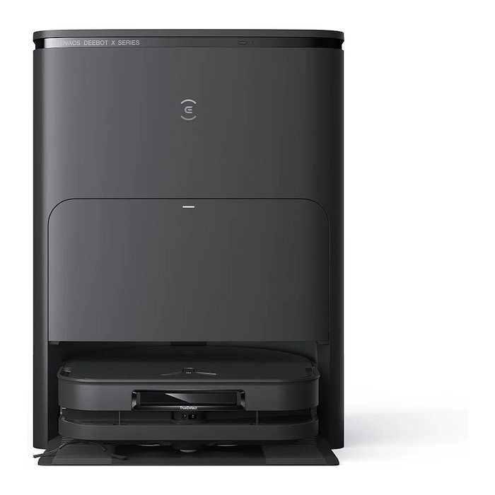ECOVACS DEEBOT X5 OMNI Saug-Wisch-Roboter mit Reinigungsstation, Schwarz, Forma en D, 67,9 dB, Fregado, Alexa
