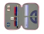 Safta Plumier Escolar Hello Kitty & Friends Triple Cremallera, 37 Piezas, Dimensiones 195x125x55 mm
