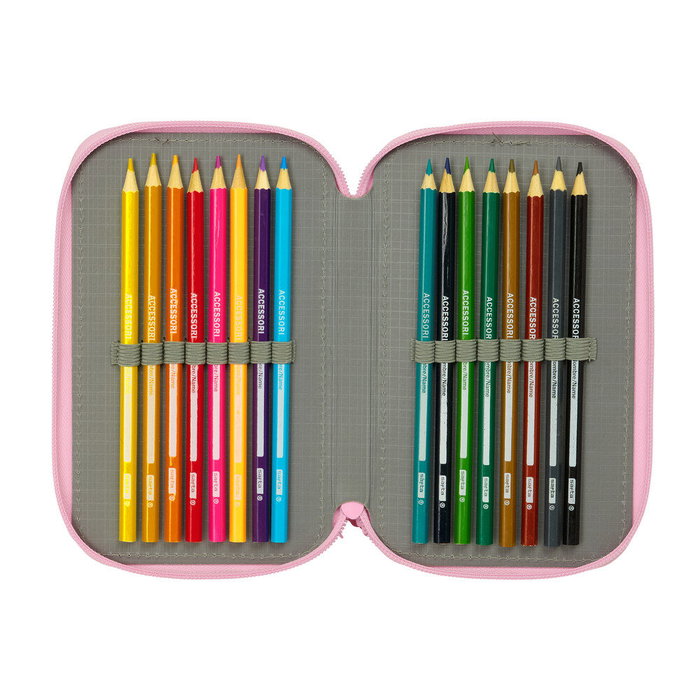 Safta Plumier Hello Kitty & Friends Triple Cremallera 37 Piezas