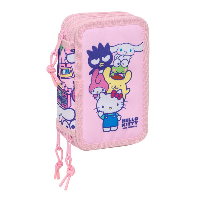 Safta Plumier Hello Kitty & Friends Triple Cremallera 37 Piezas