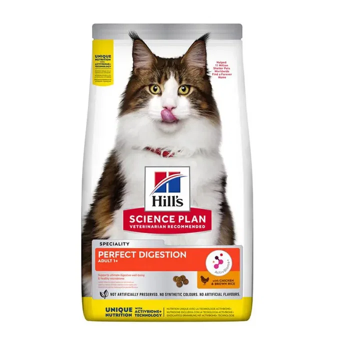 Hill's Science Plan Feline Perfect Digestion Gato Adulto 1,5 kg Hill's Science Plan Feline Perfect Digestion Gato Adulto 1,5 kg