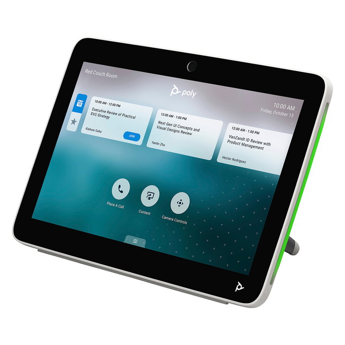 HP Poly TC10 10" Room Scheduler / Touch Control blanco