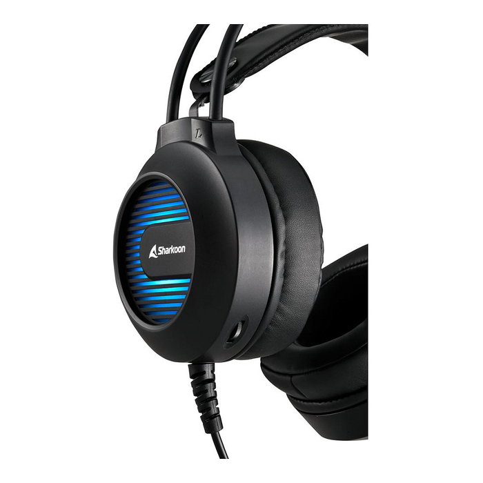 Sharkoon Skiller SGH20 Auriculares Gaming Alambricos Circumaural USB Negro para Juegos con Microfono Boom