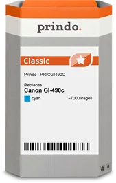 Prindo Cartucho de tinta cian PRICGI490C Classic