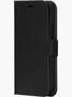 Dbramante1928 Funda cartera Stockholm para Apple iPhone 12/12 Pro, 15,5 cm (6.1"), cuero vegano, carga inalámbrica, negro - 3 bolsillos para tarjetas