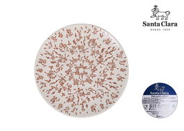 Santa Clara Plato Postre 20 cm "Gaia" Monaco con Acabado Brillo - Ø20 cm (12 Unidades)