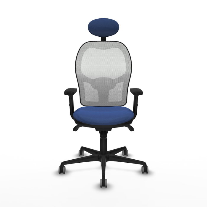 PIQUERAS Y CRESPO Silla de oficina Jorquera Azul Marino y Blanco PIQUERAS Y CRESPO Silla de oficina Jorquera Azul Marino y Blanco