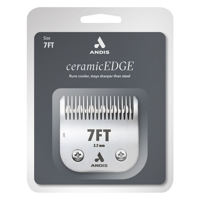 Andis CeramicEdge Size 7FT Cuchilla de Cerámica para Pelo Fino de Acero