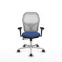 PIQUERAS Y CRESPO Silla de oficina Jorquera Azul marino y Blanco